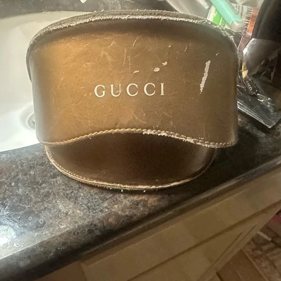 Gucci Dark Brown Sunglasses with Case - Picture 8 of 13